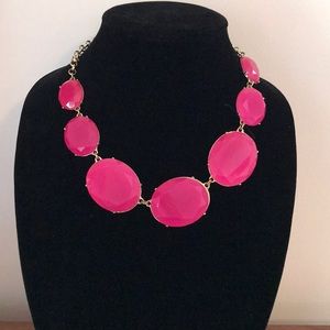 Francesca’s pink statement necklace